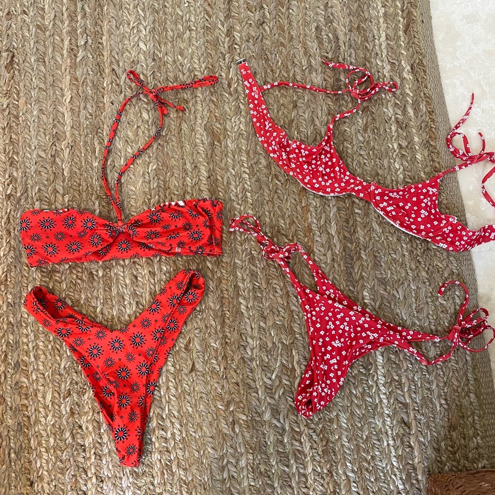 2 paired bikinis